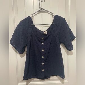 Blue Button up shirt